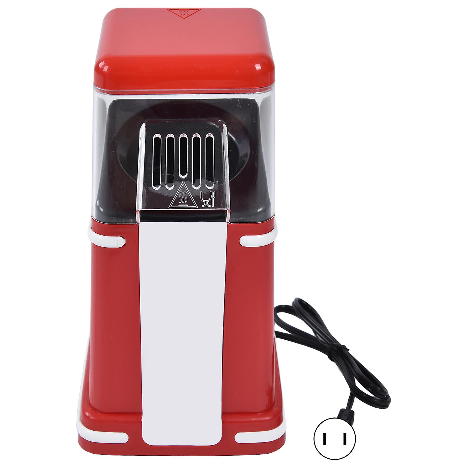 Electric Popcorn Maker Hot Air Design Compact Structure 1200w Popcorn Popper Machine For Family Partyus Plug 110v