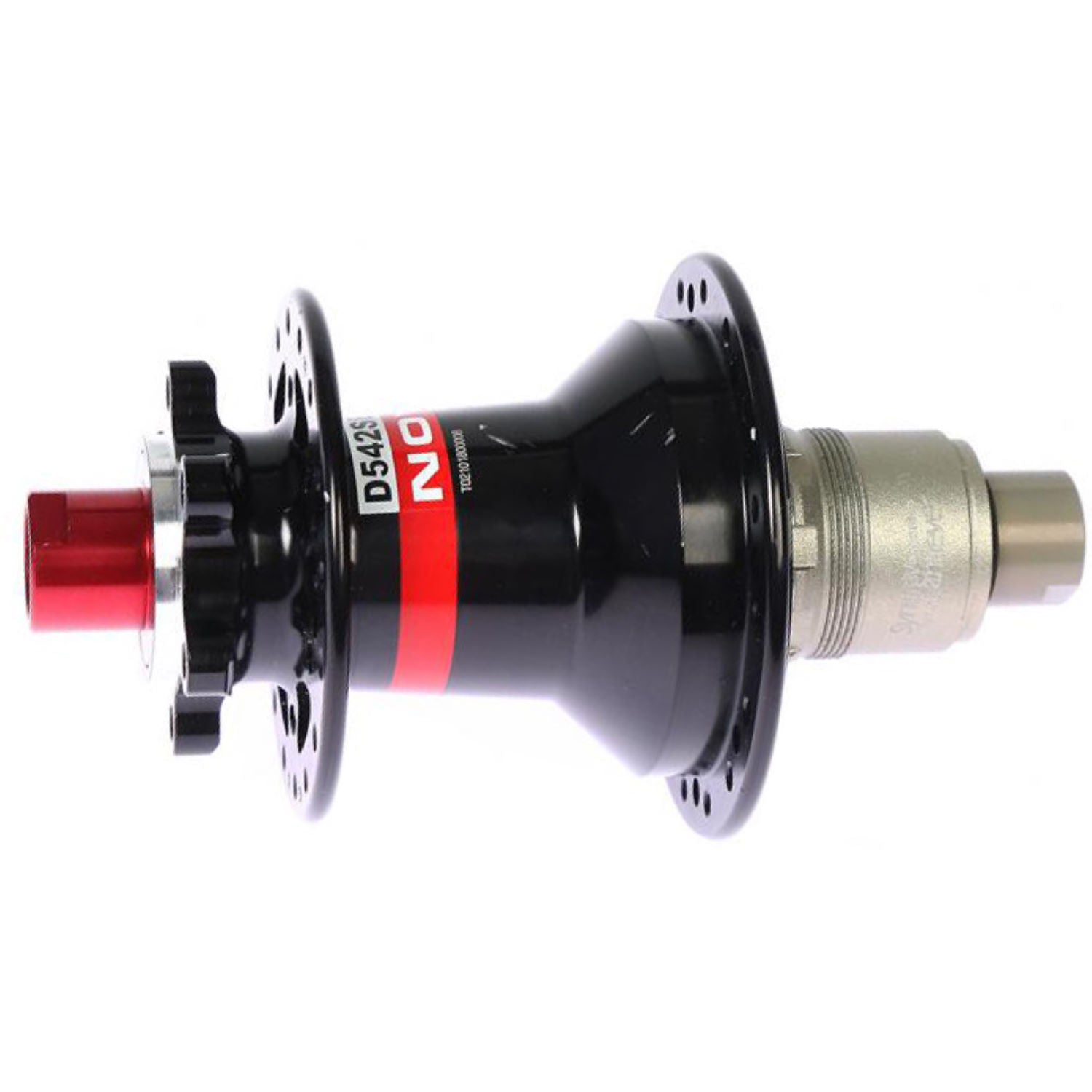 Novatec D542 MTB Disc Hub - Rear - Black-Red - OEM