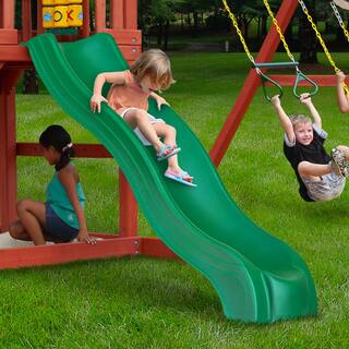 Swing-N-Slide Playsets Green Apex Wave Slide WS 8200