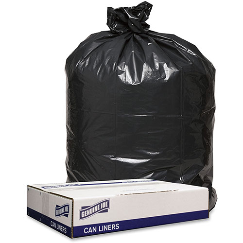 Genuine Joe Trash Can Liners | 1.2mil， 43