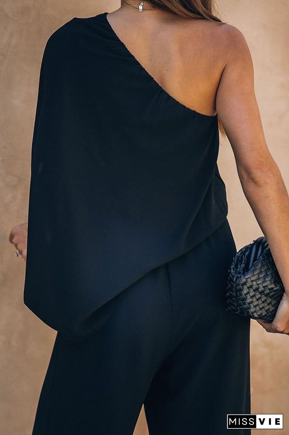 Recipe for Success One Shoulder Jumpsuit