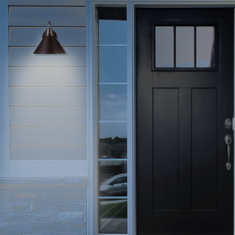 James an GWS13476 Montford 1 Light 9 quotTall Outdoor Wall Sconce   Rustic   Outdoor Wall Lights And Sconces   by Buildcom  Houzz