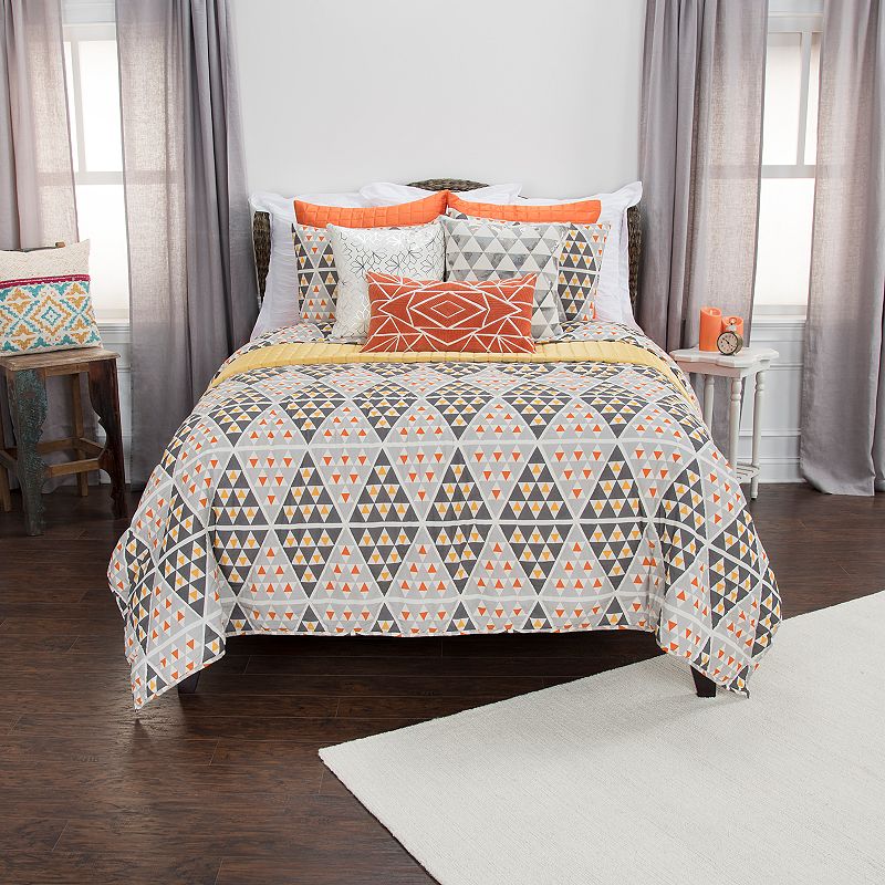 Rizzy Home Maddux Place Tommy Geometric Quilt Set