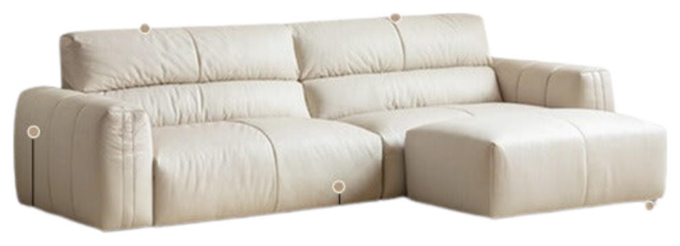 Technology Cloth Sofa Cream Style   Transitional   Sectional Sofas   by GVAwood  Houzz