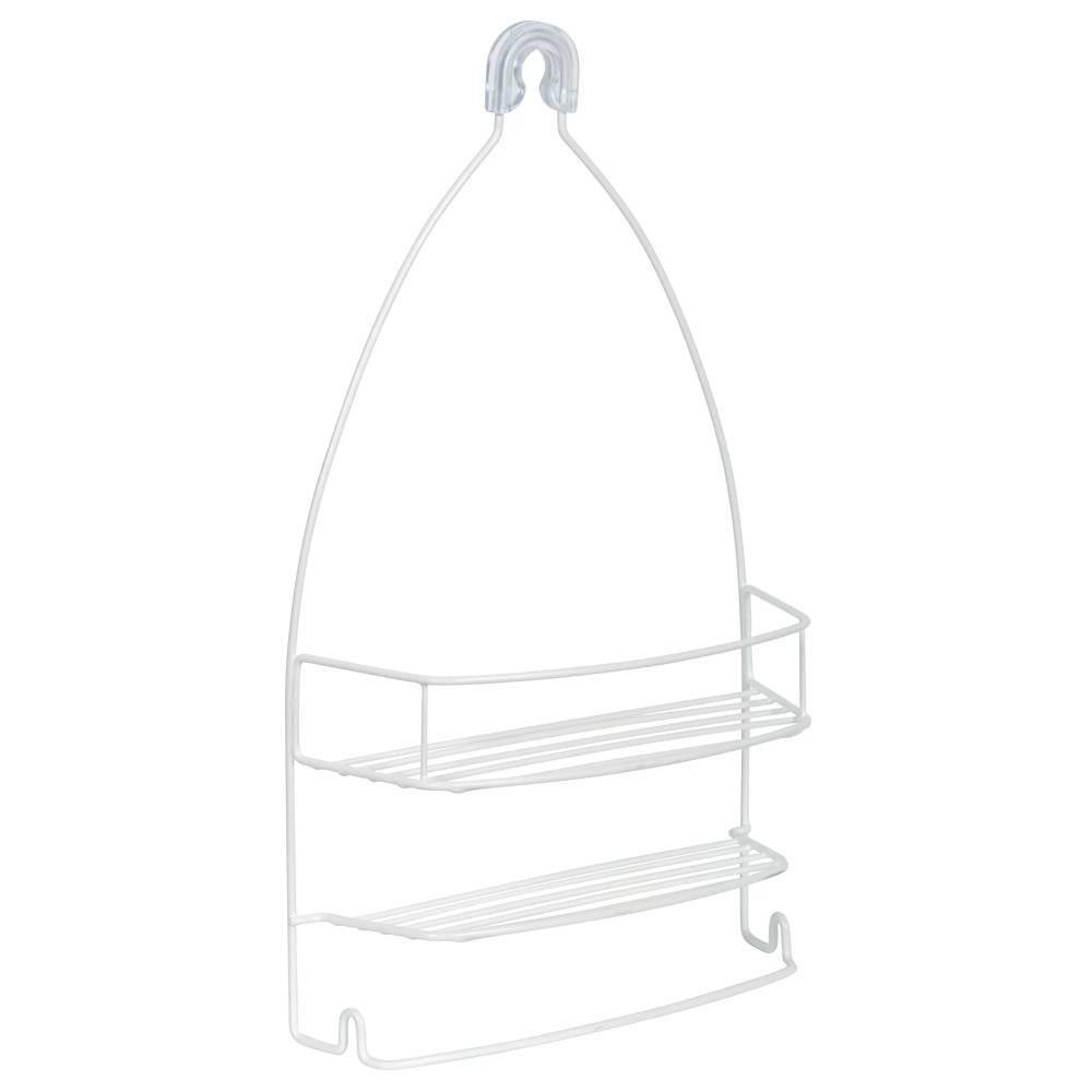 Dyiom Over-the- Shower Caddy with 1 Shelf in White 109211512