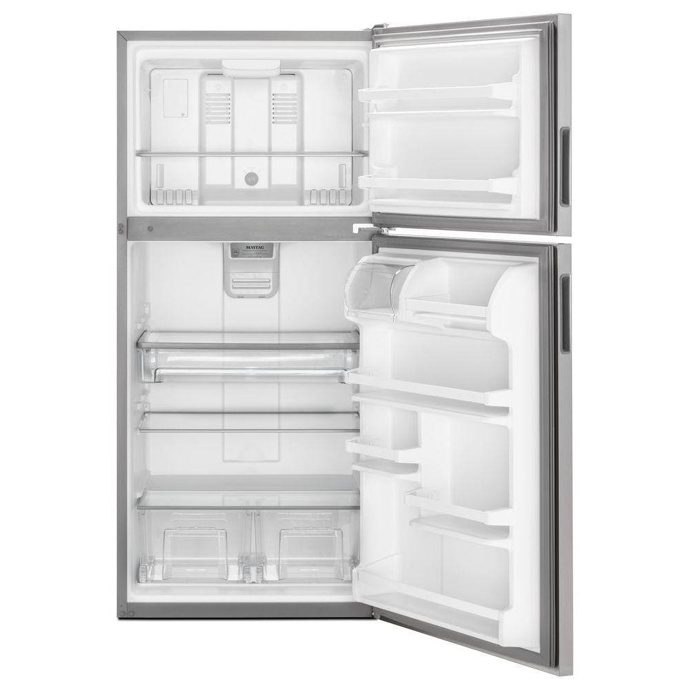 Maytag 21 cu. ft. Top Freezer Refrigerator in Fingerprint Resistant Stainless Steel MRT311FFFZ