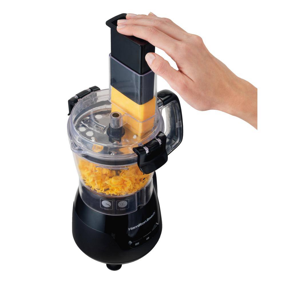 Hamilton Beach 4-Cup 5-Speed Black Stack  Snap Compact Food Processor 70510