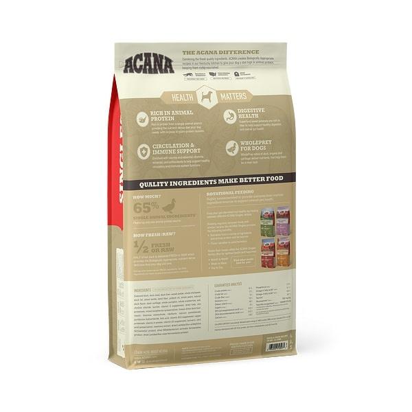 ACANA Singles Duck and Pear Recipe Grain Free Dry Dog Food