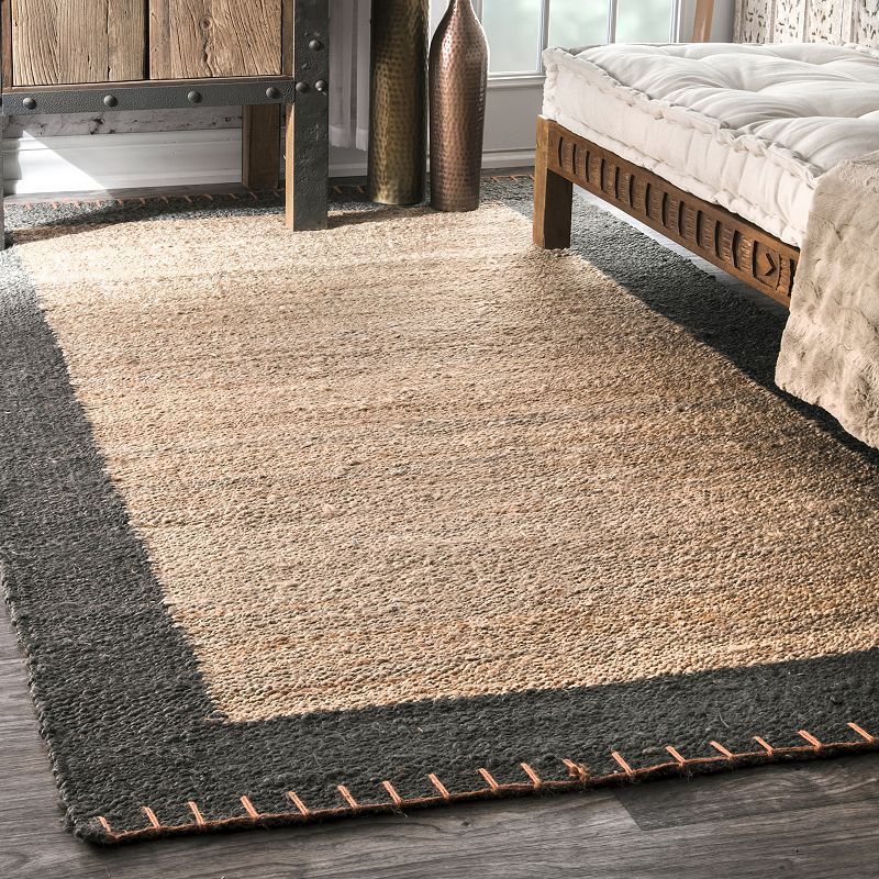 nuLOOM Cameron Framed Jute Rug