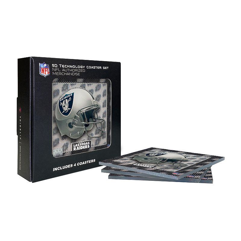 Las Vegas Raiders 5D Technology Coaster Set