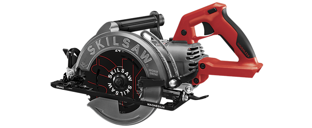 Cordless Worm Drive Saw and SKILSAW Blade (TOOL ONLY)