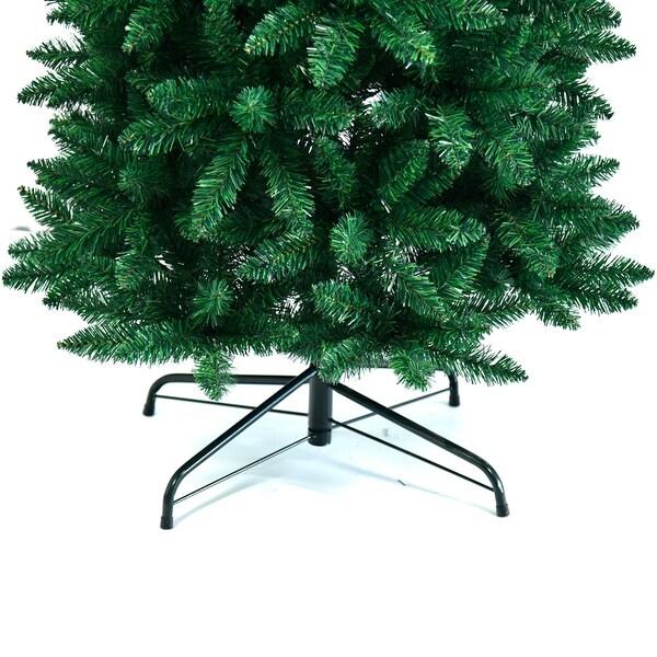 7.5ft Pointed Pencil Shape Christmas Tree with Stand