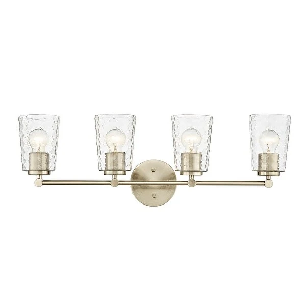 Millennium Lighting Ashli 2 Light Vanity Light with Clear Honeycomb Glass Shades