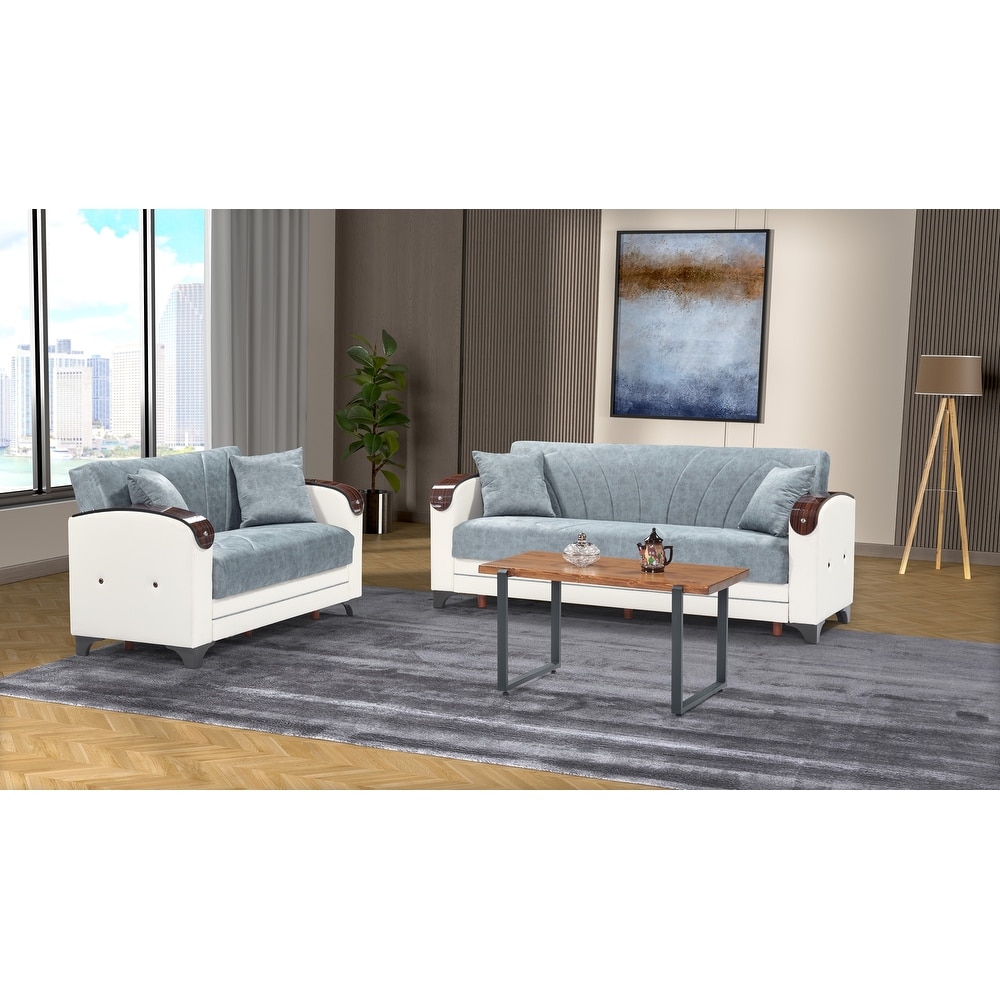 Senem 2 Pieces One Sofa One Loveseat Living Room Set