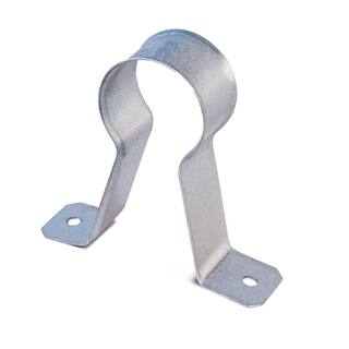 The Plumber's Choice 1-14 in. CPVC Stand Off Pipe Strap in Galvanized Steel (10-Pack) 114CPSSG-10