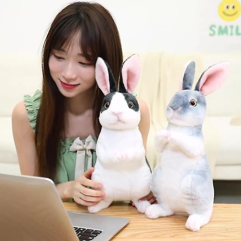 1pc Rabbit Stuffed Plush Toys Baby Cute Small White Rabbit Doll For Kids Cartoon Pillow Toy