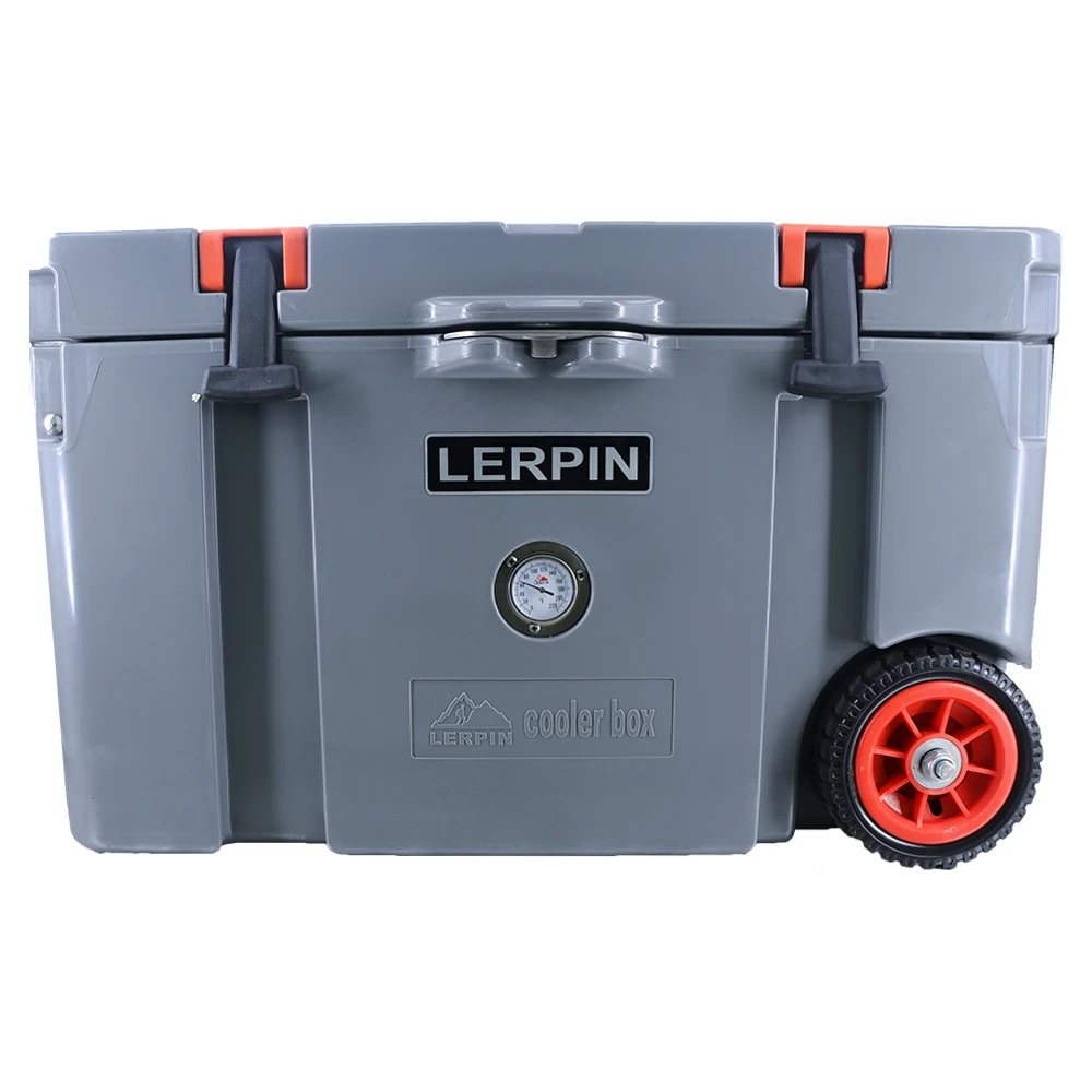 Lerpin Good Quality Camping   Hiking Cooler wheels LERPIN 50QT D