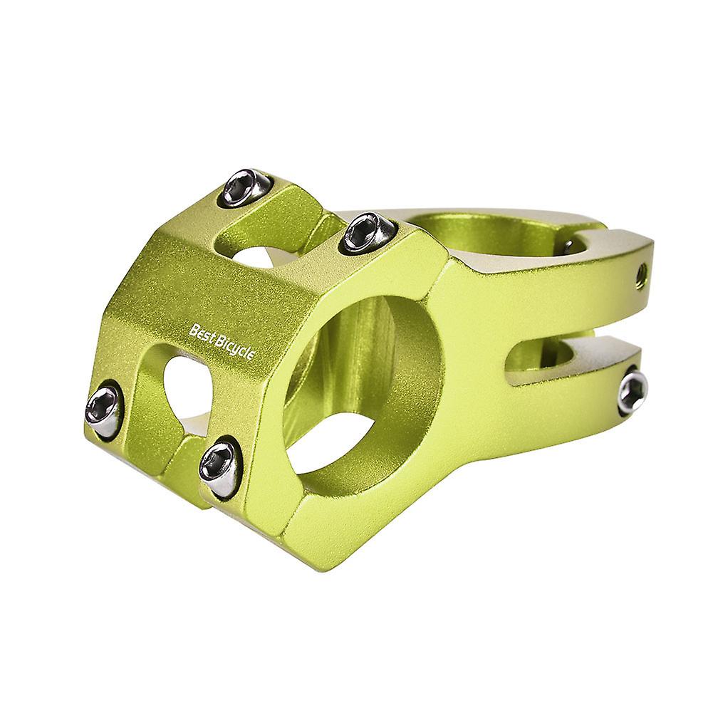 31.8mm Aluminum Alloy Mountain Bike Handlebar Fixed Stem Cycling Accessory (green)