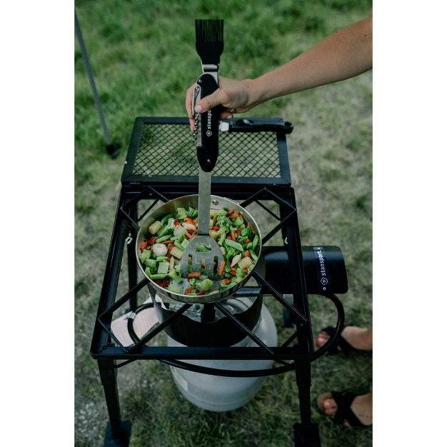 Stansport Outdoor Single Burner Stove With Mesh Shelf