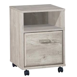 SAINT BIRCH Elma Washed Gray Pedestal File Cabinet SBEL4109MFWG