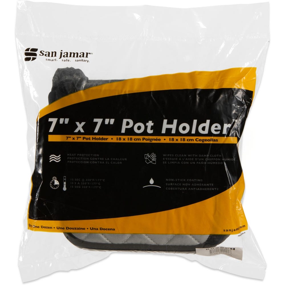 San Jamar 802SPH Silicone Pot Holder - 7