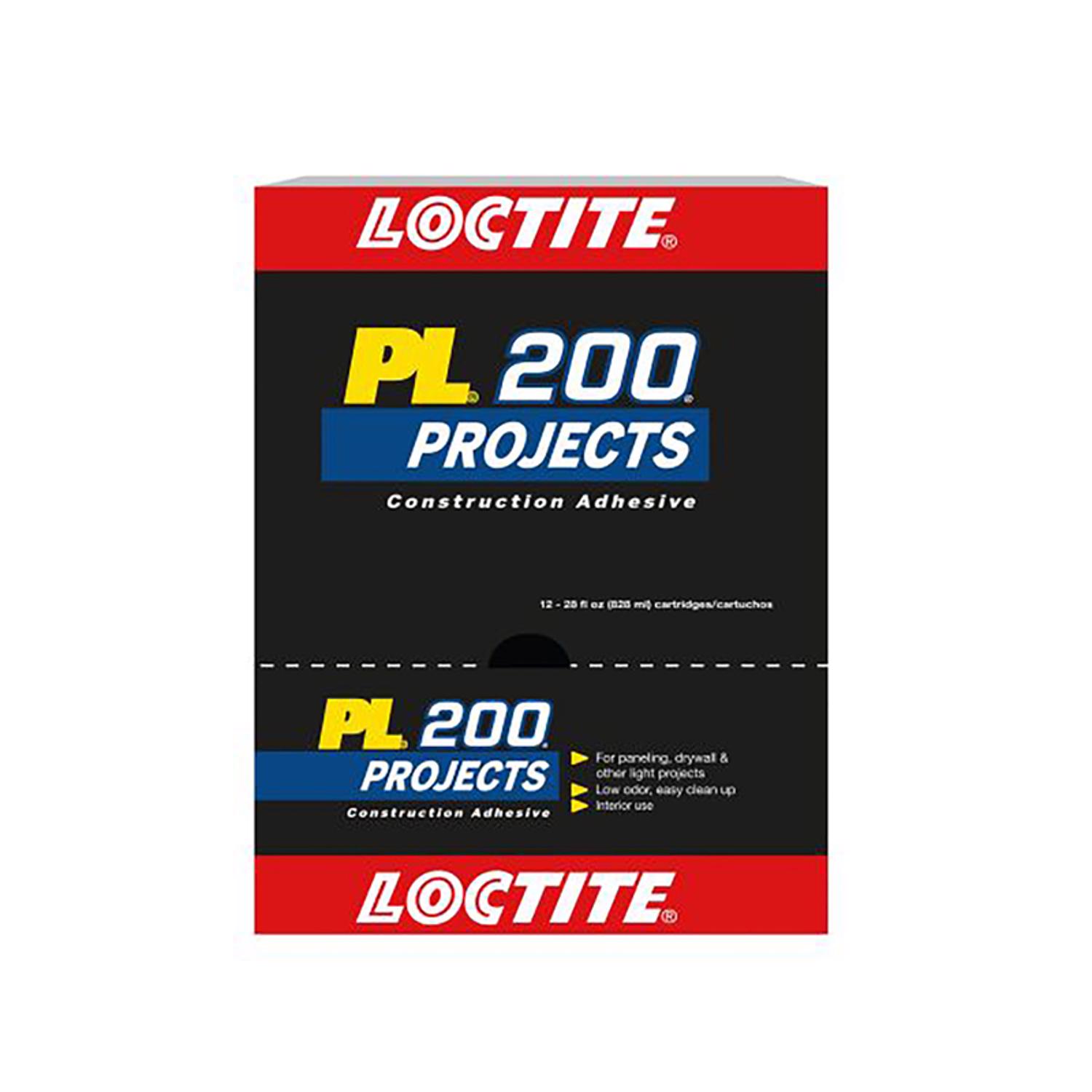 Loctite PL 200 Projects Synthetic Elastomeric Polymer Construction Adhesive 28 oz