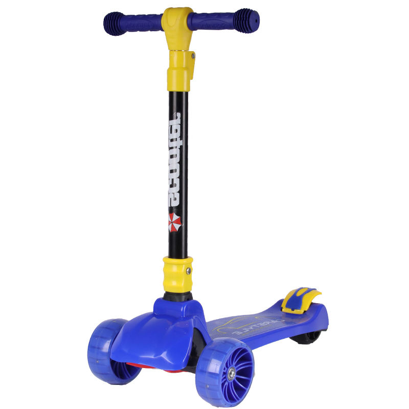 Children's bike scooter flashing wheels kick scooter 3 wheel