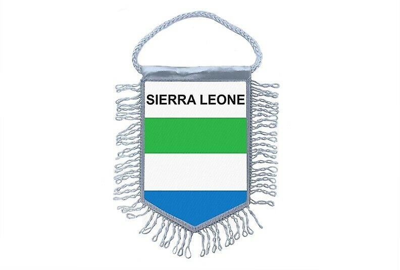 Flag Mini Flag Country Car Decoration Sierra Leone