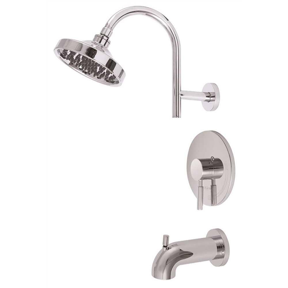 Premier Essen Single-Handle 1-Spray Tub and Shower Faucet in Chrome (Valve Included) 873X-5401