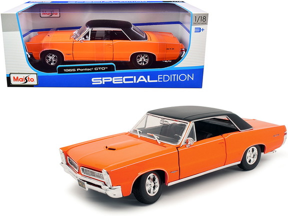 Maisto 1965 Pontiac GTO Hurst Blue with Black Top ...