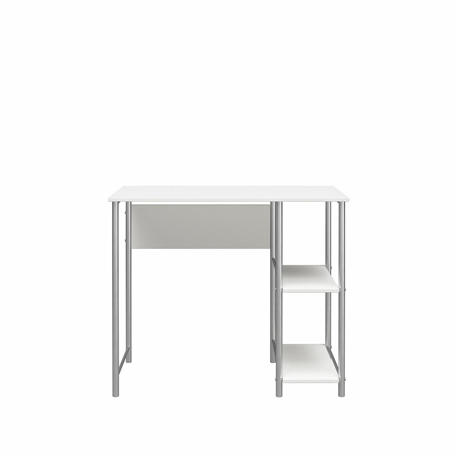 Mainstays Metal Student Computer Desk White  Crowdfused