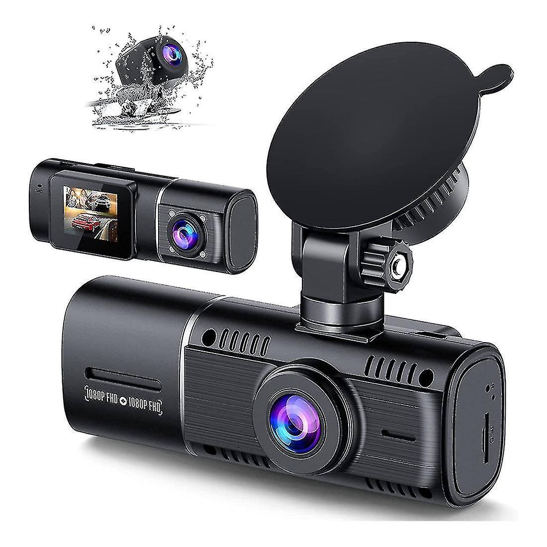 3 Channel Dash Cam Front And Rear 1080p+720p+720p Car Camera