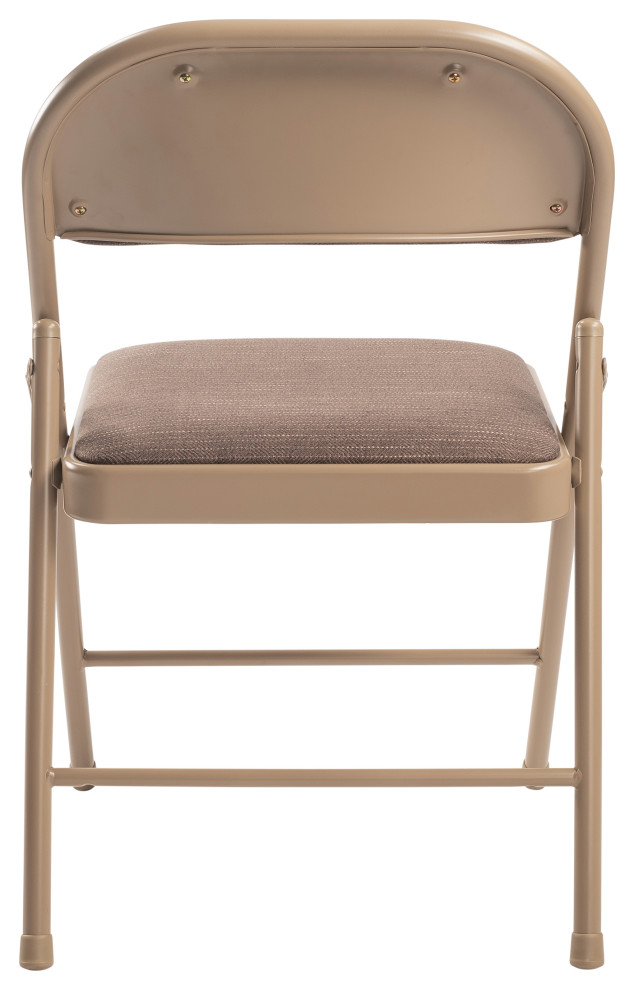 Commercialine 900 Fabric Padded Folding Chair  Set of 4   Contemporary   Folding Chairs And Stools   by National Public Seating  Houzz