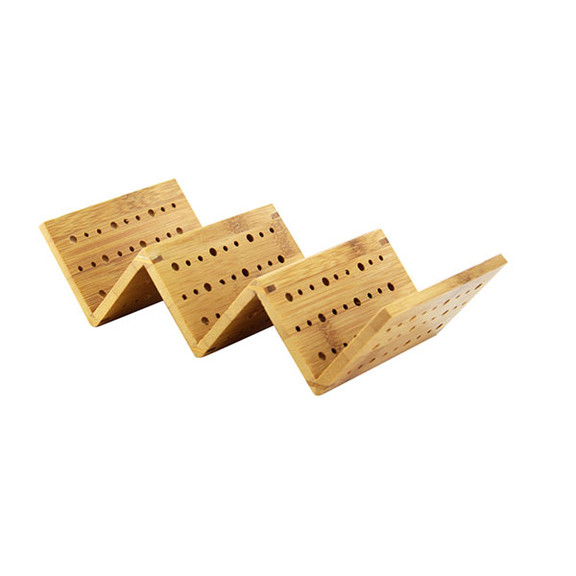 Packnwood 210STAC162 Bamboo Taco Holder   8.14in  ...