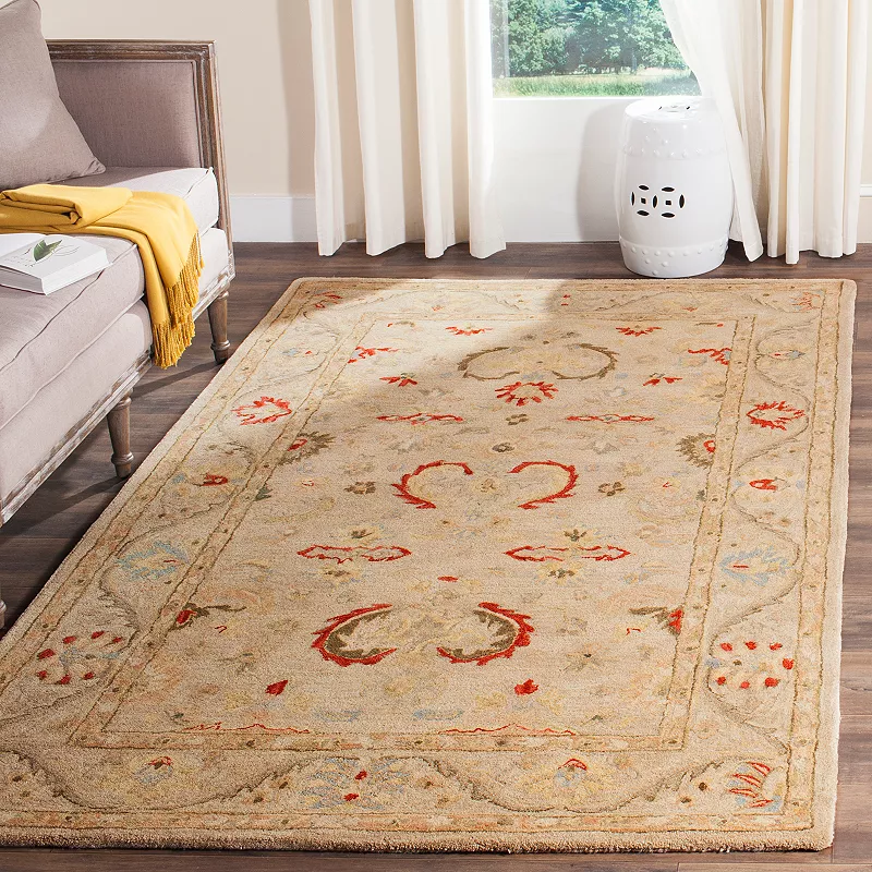 Safavieh Anatolia Victoria Framed Floral Wool Rug