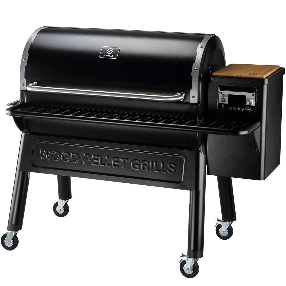 Z GRILLS 1068 sq. in. Wi-Fi Pellet Smart Grill and Smoker in Black ZPG-11002B