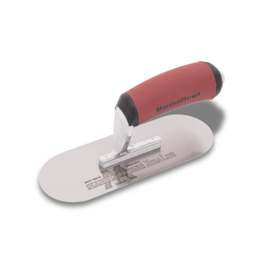 MARSHALLTOWN 8 in. x 3 in. Pool Trowel - Curved DuraSoft Handle SP83SD