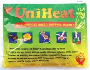 10 PCS x 72 Hour UniHeat Heat Pack for Shipping-Fish-Reptile-Insect-Live-Food-Plants