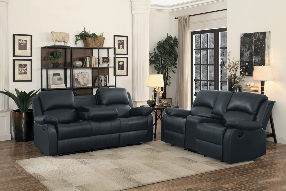 Dresden Reclining Sofa Collection   Contemporary   Loveseats   by Lexicon Home  Houzz