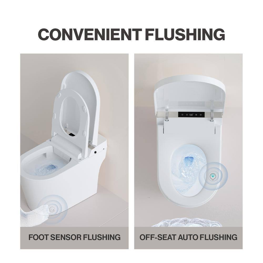 Glacier Bay G15 Smart toilet with Antimicrobial Protected Seat G15