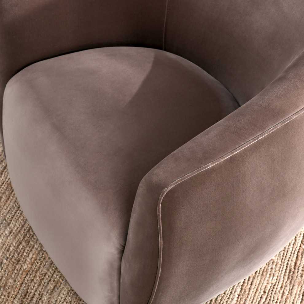 Harper Swivel Accent Chair   Contemporary   Armchairs And Accent Chairs   by Kosas  Houzz