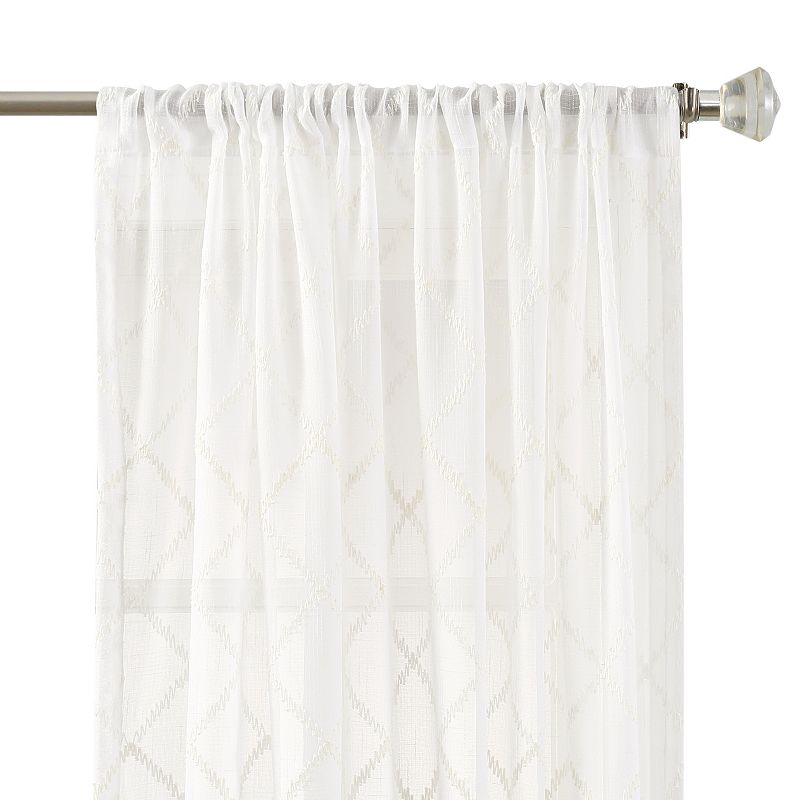 Neféli Barnett 1-panel Window Curtain