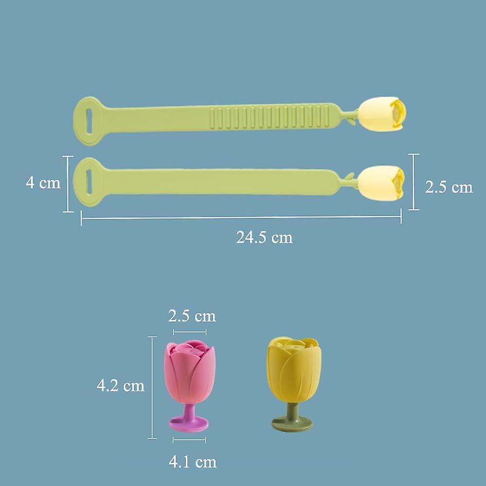 Soft Silicone Toilet Seat Lifter， Lavatory Cover Lifter， Toilet Seat Handle For Bathroom， 2 Sets For 2 Toilets (yellow)