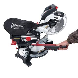 General International 7-14 in. 10 Amp Sliding Compound Miter Saw MS3002