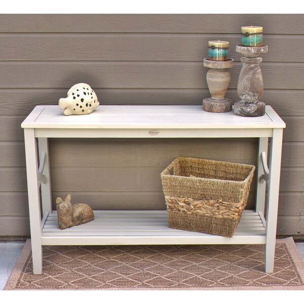 Bridgeport Outdoor Wood Patio Console Bar Table