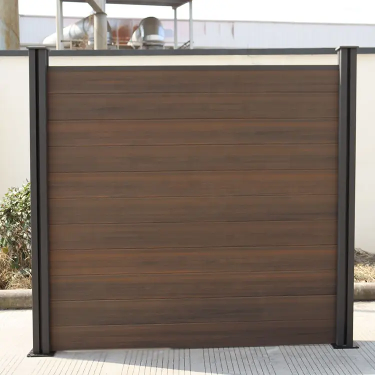 Modern wpc board easy install wood plastic composite wall panel fence panel