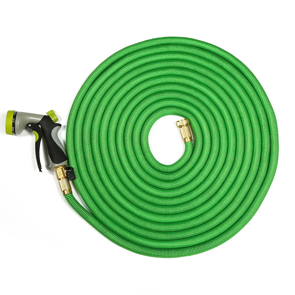 Factory supply quality 25ft 50ft 75ft 100ft size garden water hose Layer Latex expandable magic water hose