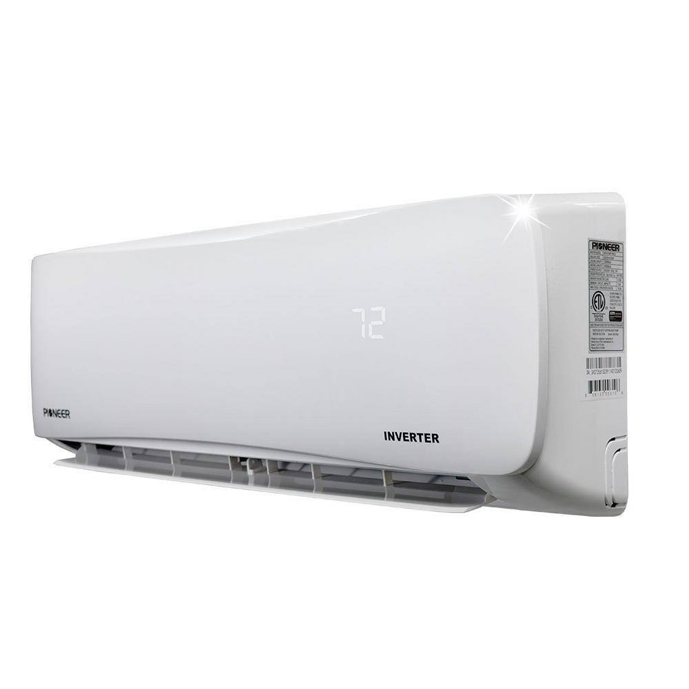 Pioneer Inverter++ ENERGY STAR 9000 BTU 34-Ton Ductless Mini Split 21.5 SEER Wall-Mounted Air Conditioner with Heat Pump 115V WYS009AMFI22RL-16