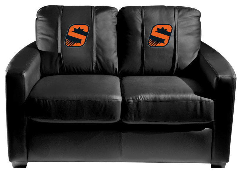 Phoenix Suns S Stationary Loveseat Commercial Grade Fabric   Contemporary   Loveseats   by DreamSeats LLC  Houzz