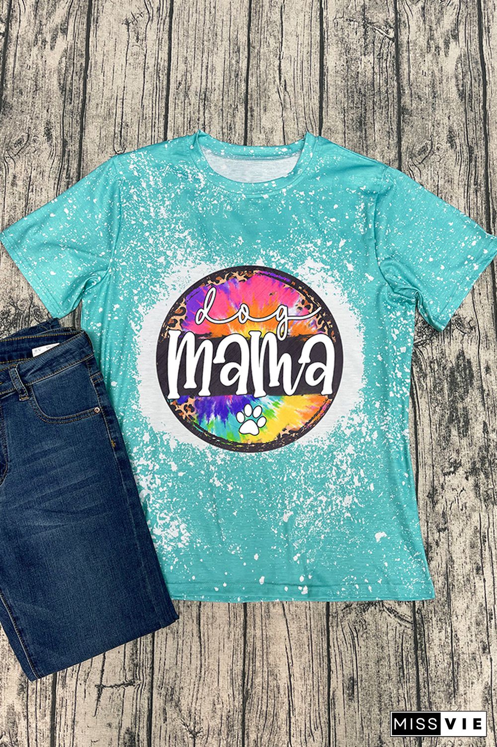 Dog Mama Summer Graphic Tee Wholesale